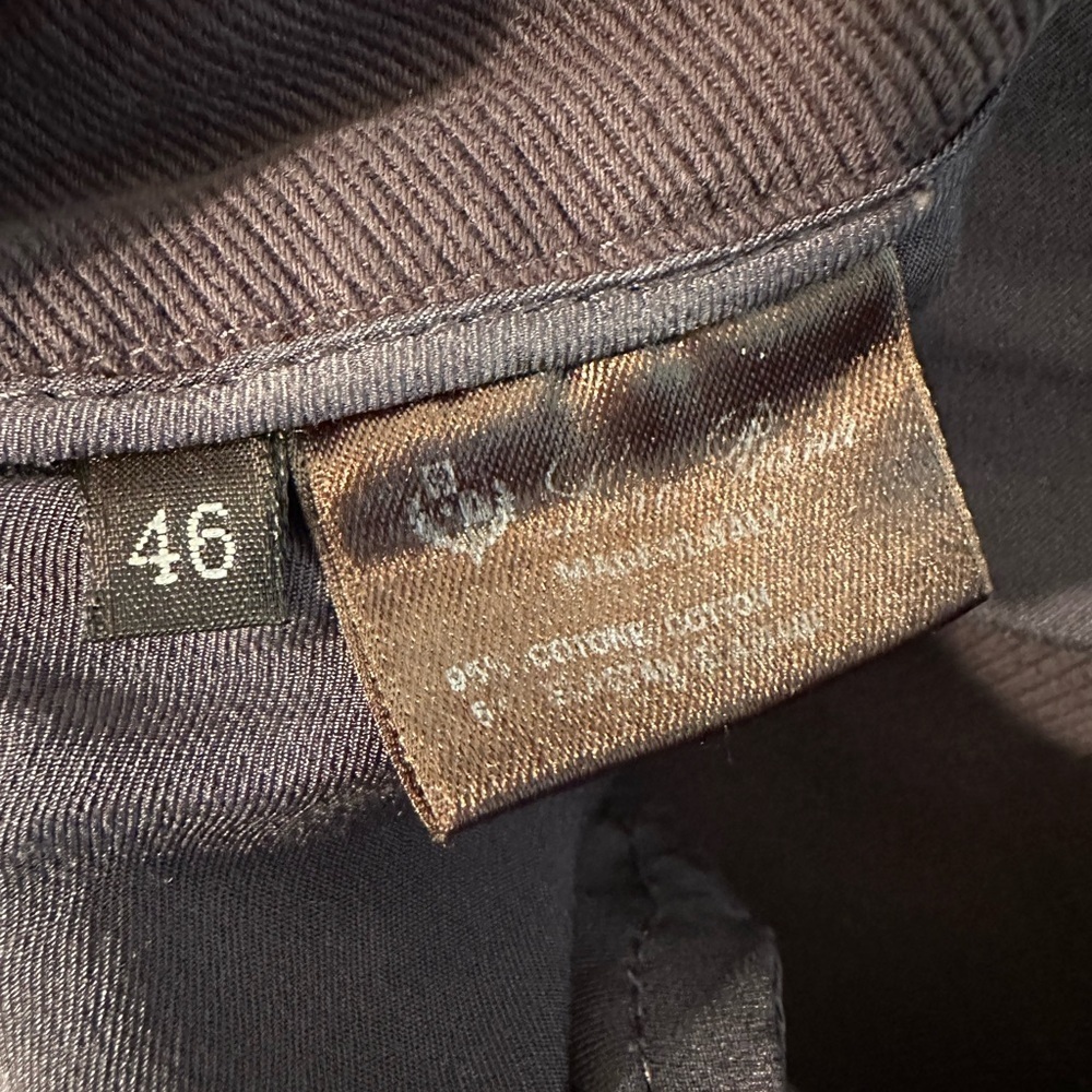 LORO PIANA 46 Made Italy Old Money Luxury Gray Riding Pant Ankle Zips French Fly - Picture 7 of 16